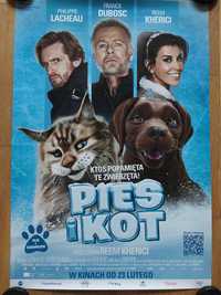 Plakat filmowy ,,Pies i Kot"