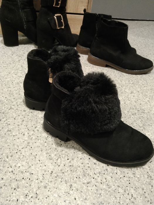 Nowe buty botki z futerkiem rozm 36