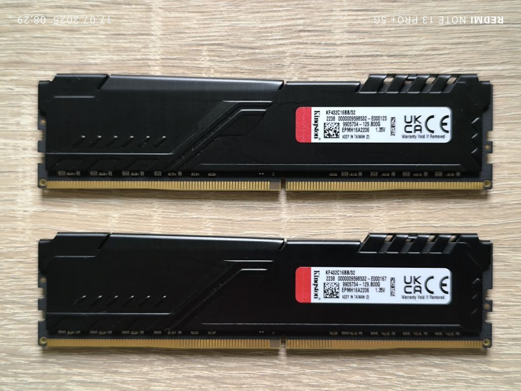 Pamięć RAM DDR4 64GB (2x32) 3200 CL16 Kingston Fury Beast