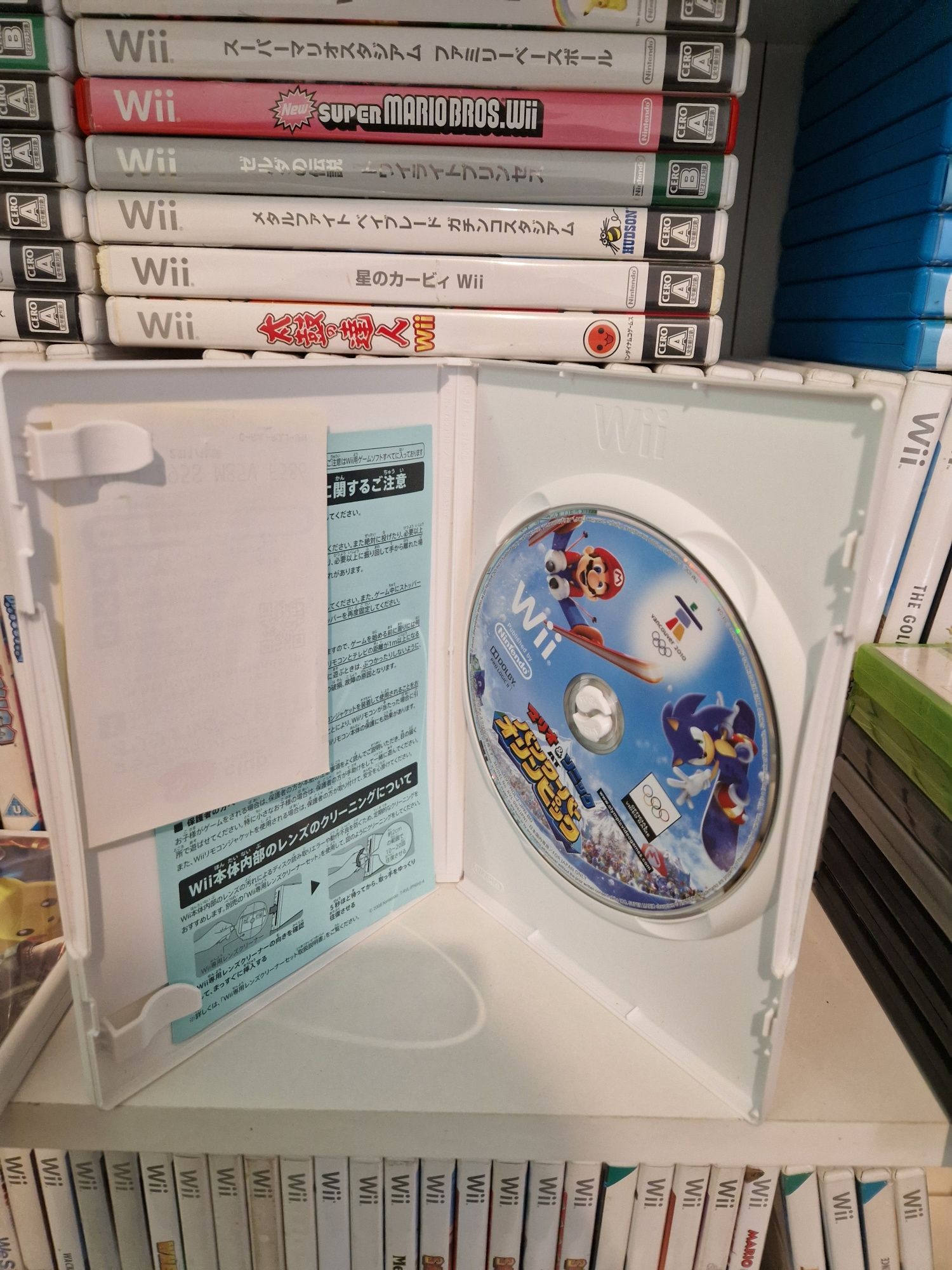 Mario sonic at olympic games winter nintendo wii jp