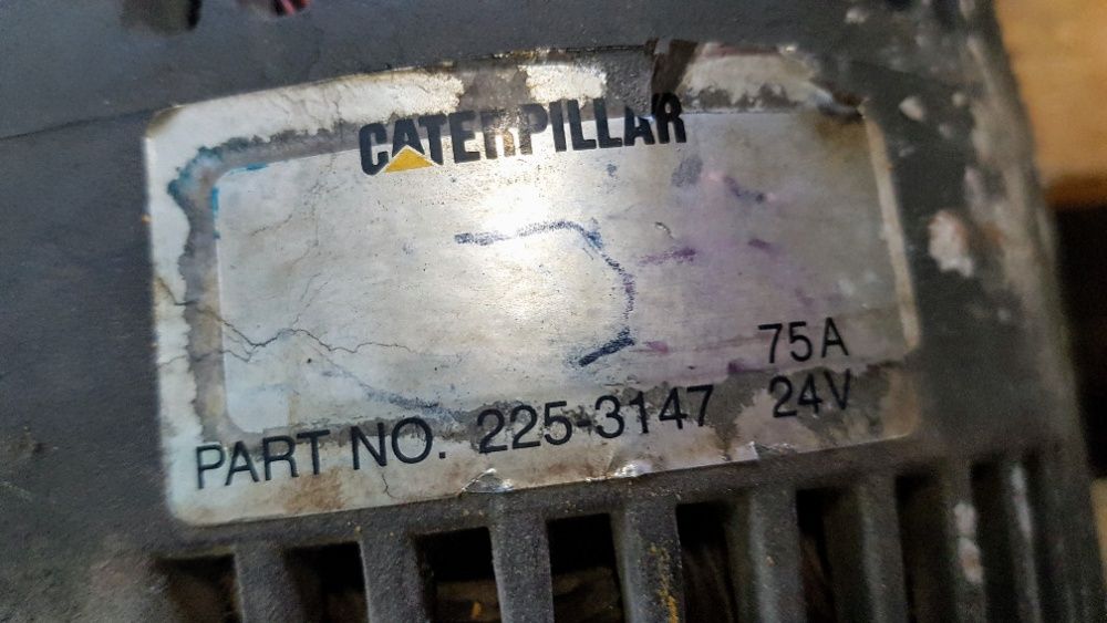 Alternator CAT Caterpillar 24V 75A 225.3147 silnik C6.6 oryginał