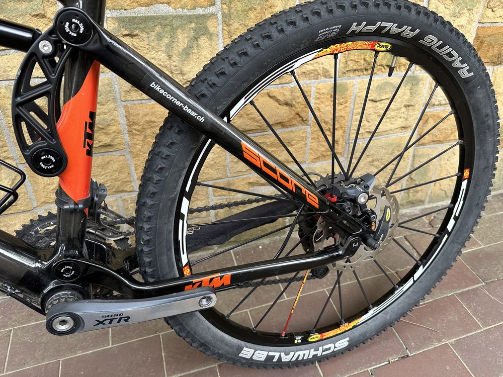 Rower KTM Score 26” pełna grupa XTR / karbonowe amortyzatory DT SWISS