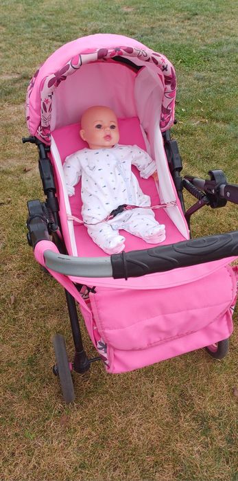 Duży wózek dla lalek