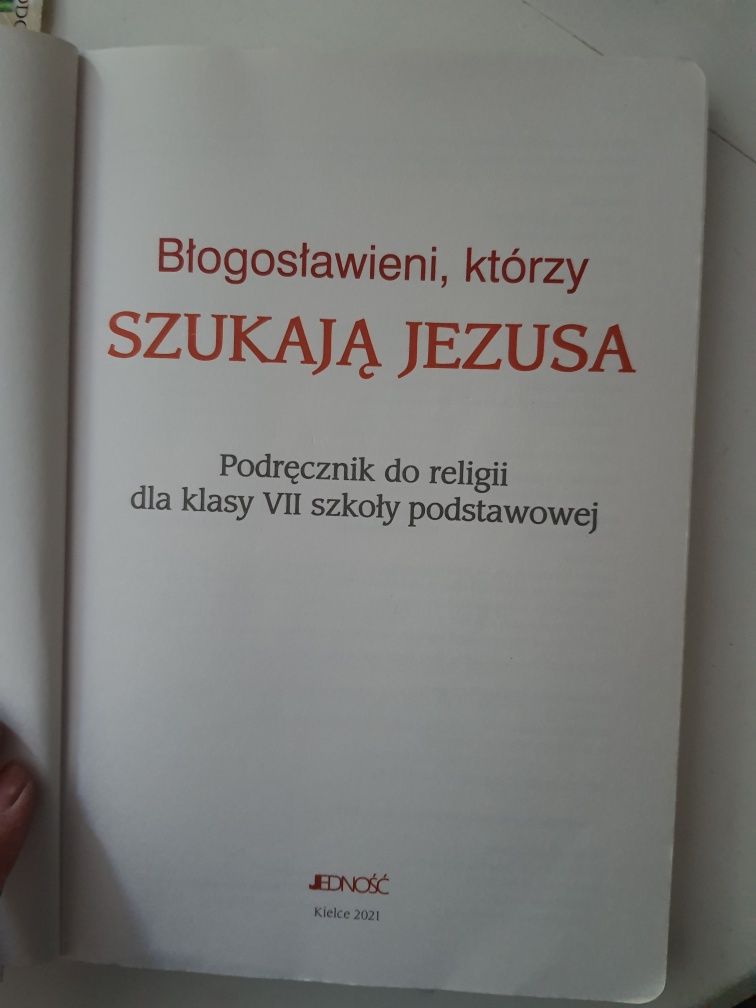 Błogosławieni którzy szukają Jezusa podręcznik do religii klasa 7