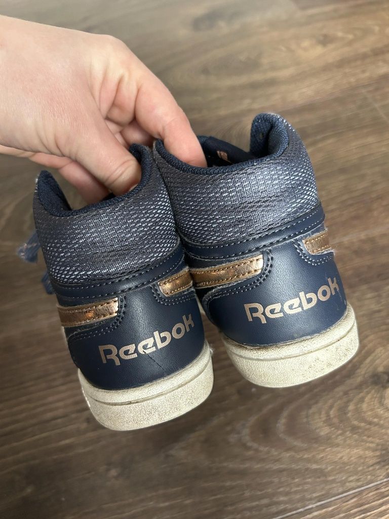 Granatowe dziewczęce buty Reebok r. 31 sneakersy