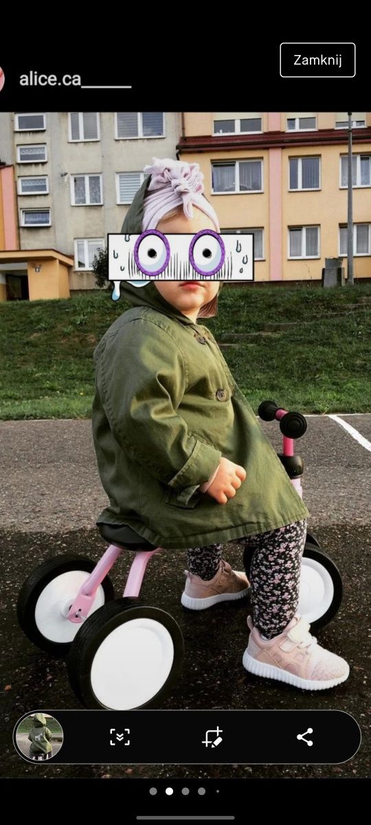 Płaszczyk Zara dziewczynka