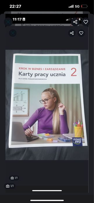 Karty pracy ucznia „Krok z biznes i zarządzanie 2”