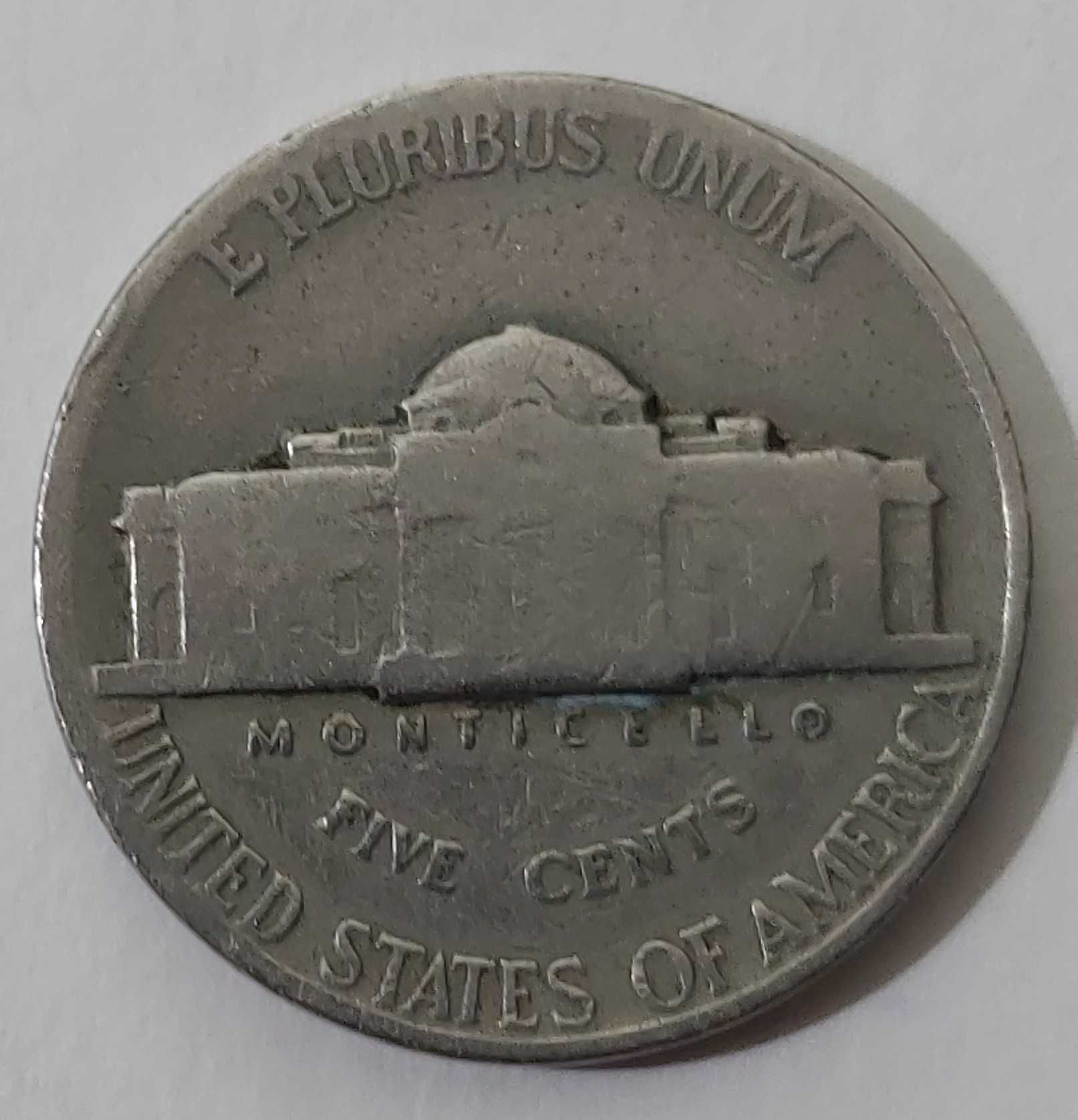Five cents de 1939, USA ou Jefferson Níckel