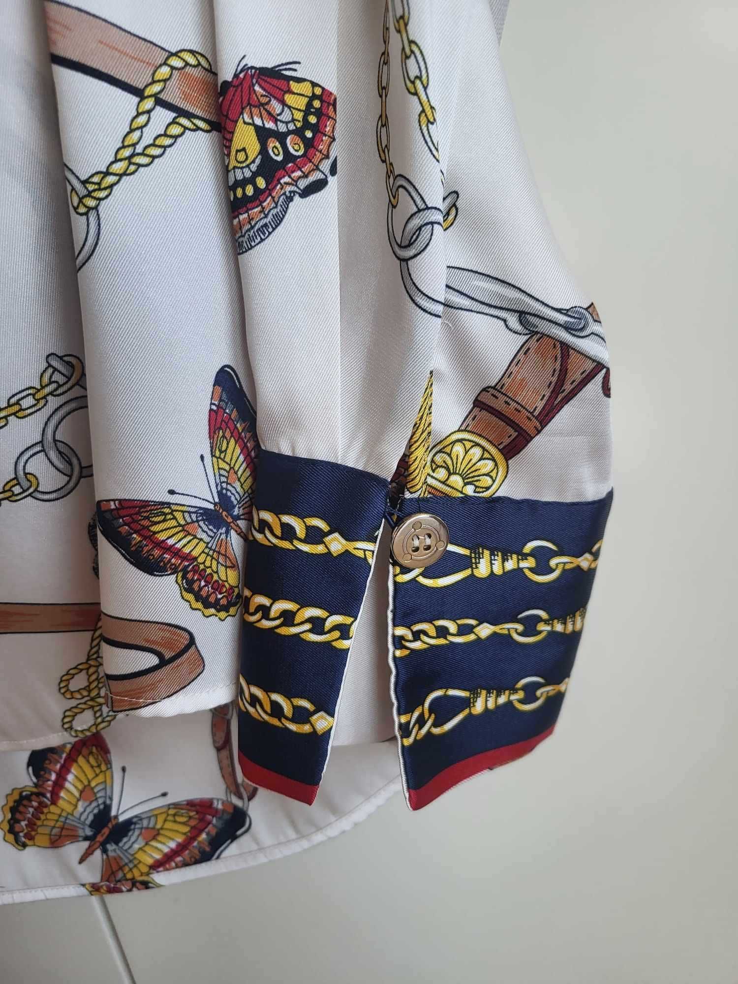 Camisa Correntes + Borboletas - ZARA