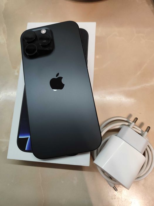 iPhone 16 Pro Max Black Titanium 256 GB, Newerlock физическая карта