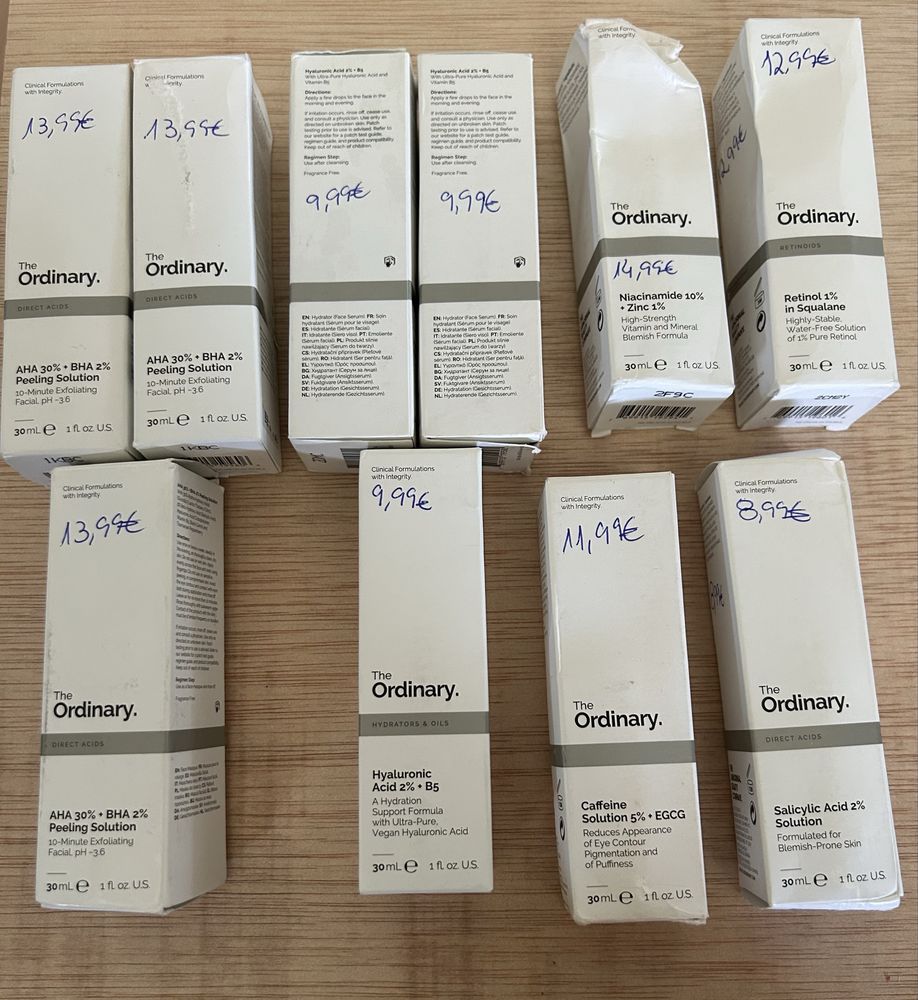 Cosmetica - the ordinary - originais