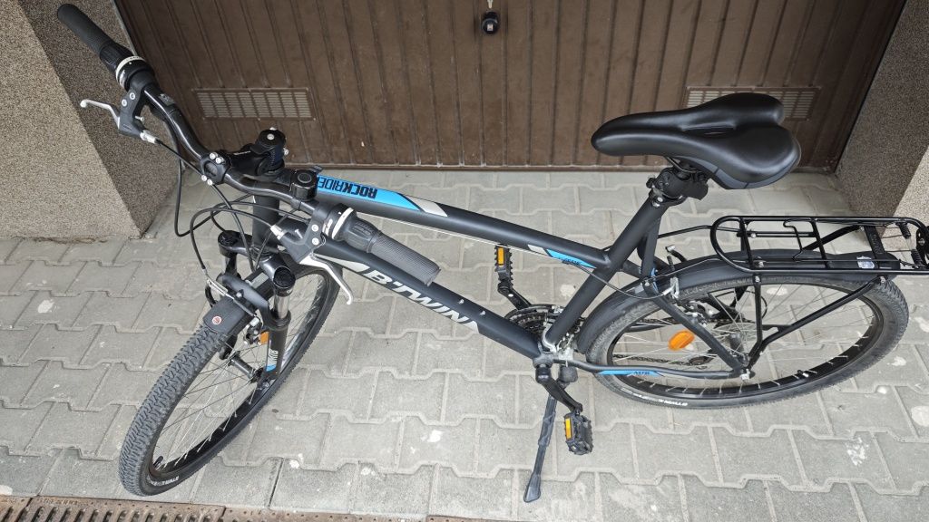 Rower B-TWIN ROCKRIDER 340 XL 26" + Błotniki+ Bagażnik