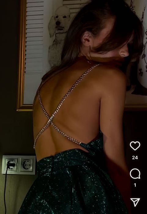 Блискуча , святкова , новорічна сукня