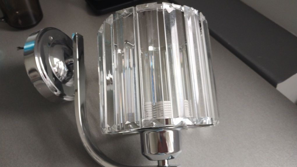 Lampa kryształowa kinkiet