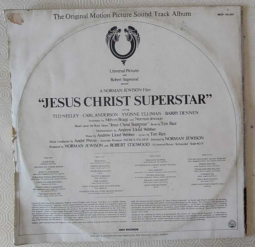 Jesus Christ Superstar, The Original Motion Picture Sound Track Album