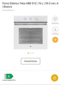 Forno elétrico Teka HBB 510 76L Branco