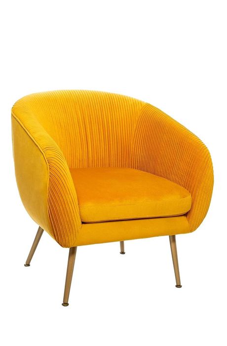 Poltrona amarelo torrado