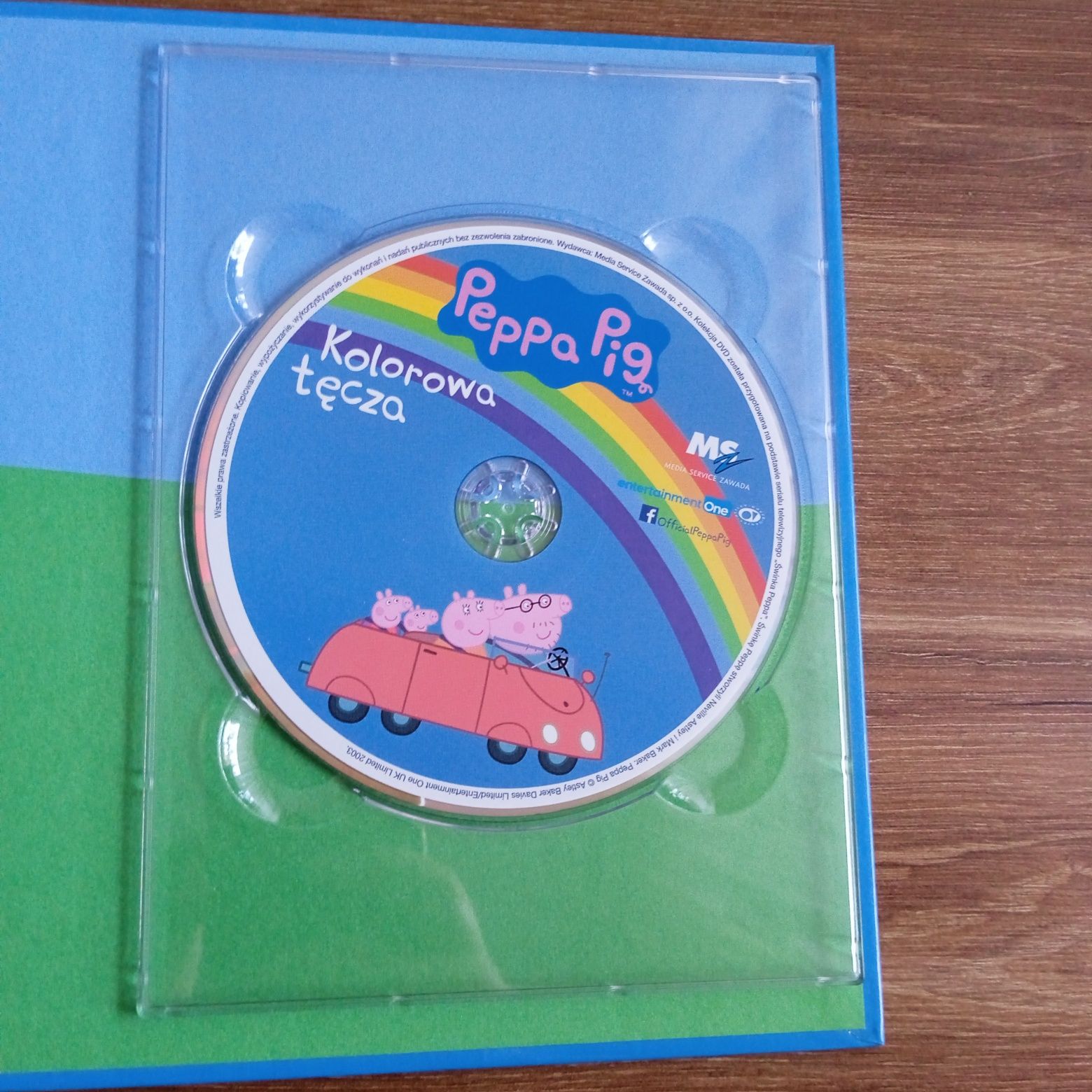 Książeczka Świnka Peppa + płyta DVD z bajkami