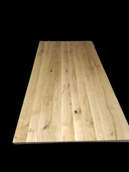 Blat drewniany Dąb Lite drewno Stół loft / na wymiar / blat dębowy