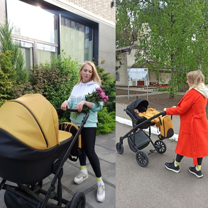 Коляска Anex m type 3 в 1 з автолюлькою Анекс м тайп візочок 2 в 1