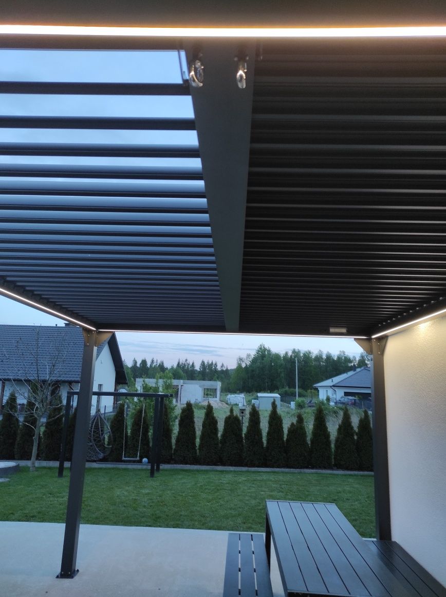 Pergola tarasowa aluminiowa 3x4