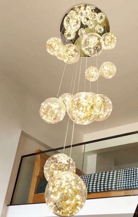 Candeeiro com bolas