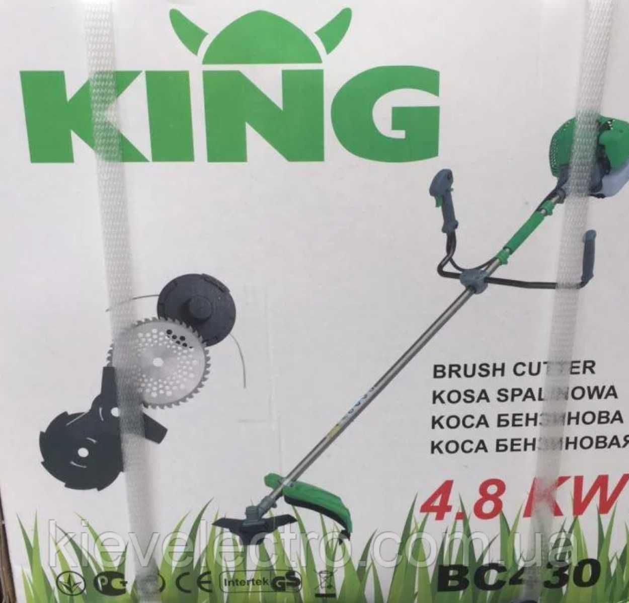 Бензокоса KING BC430 4800 W (Свой импорт с Польши) Мотокоса