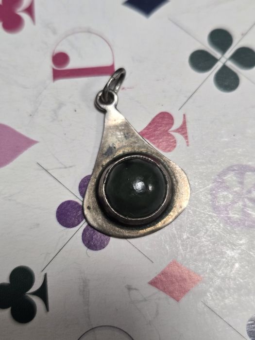 Zawieszka wisiorek Warmet srebro kamień