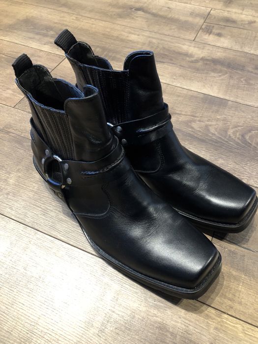 Kowbojki Motocyklowe meskie Karelus rozmiar 42 czarne skóra