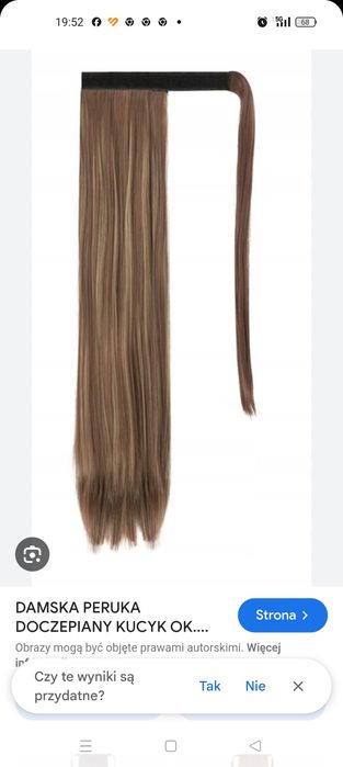 Doczepiany kucyk 70 cm