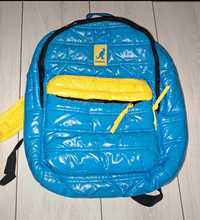 Plecak Kangol niebiesko-żółty