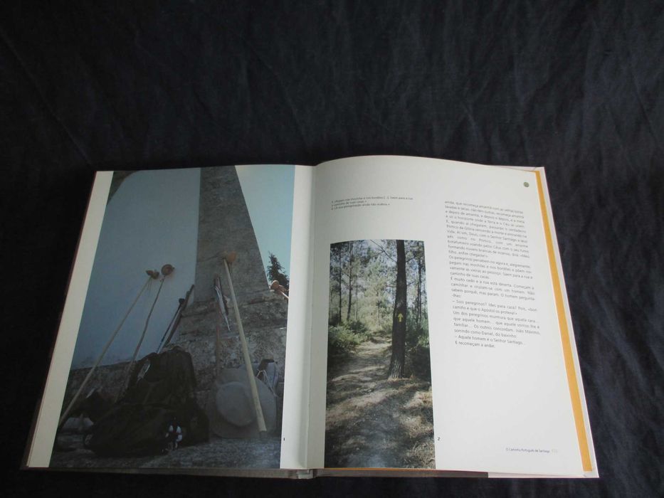 Livro O Caminho Português de Santiago Autografado