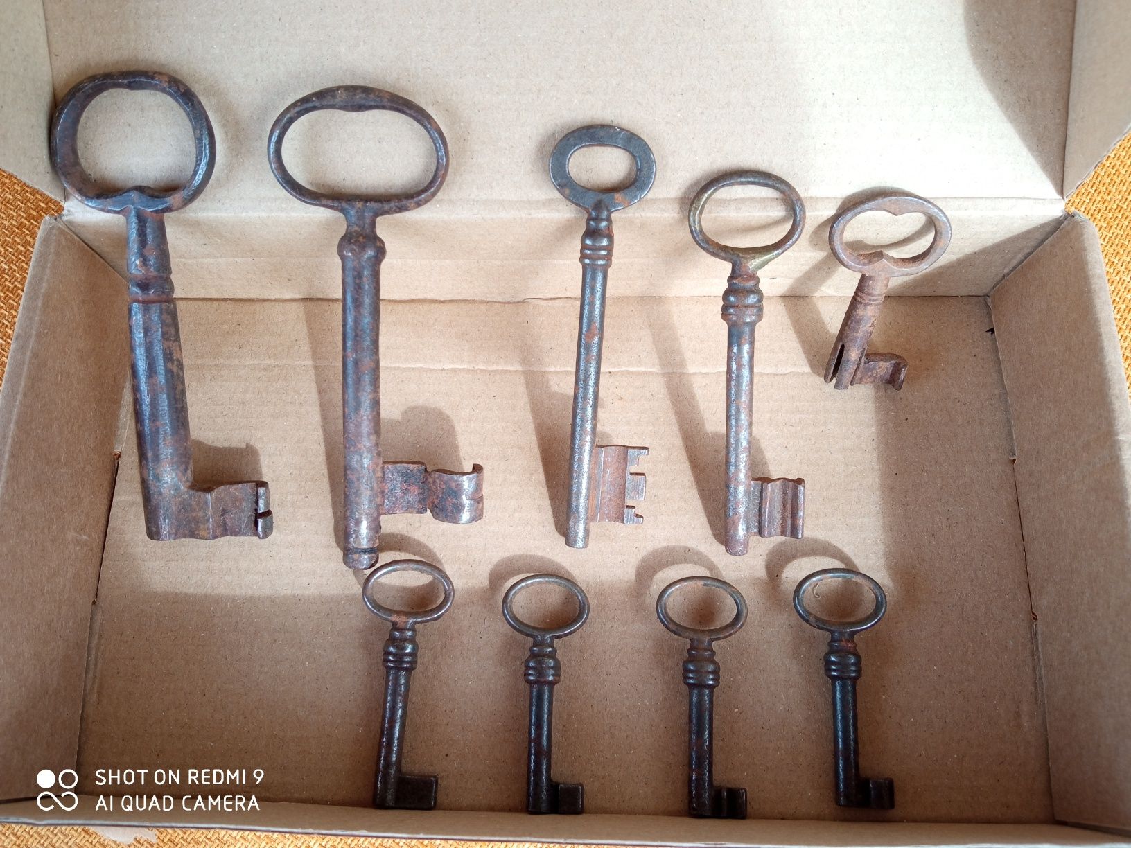 Conjunto de 9 chaves antigas