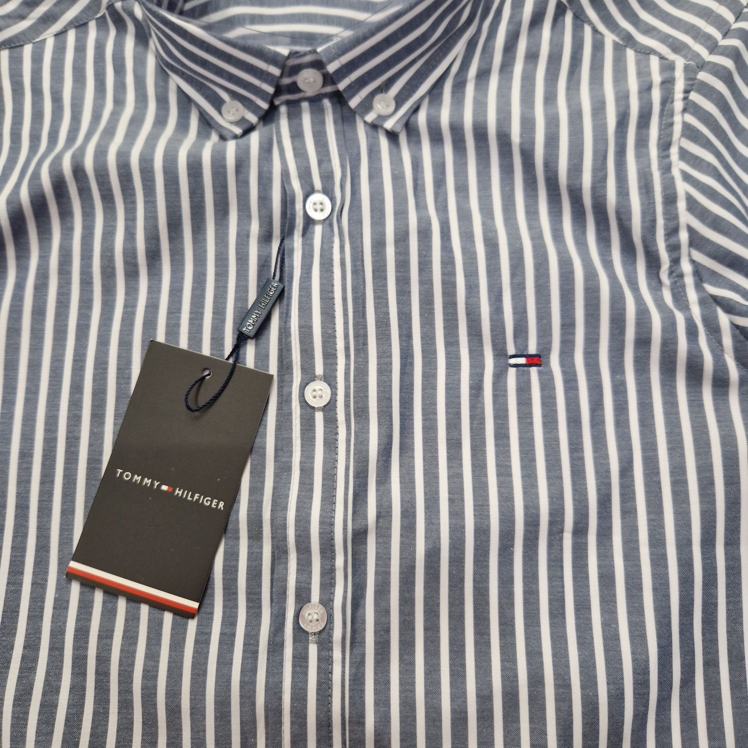 Tommy Hilfiger koszula paski nowa z metkami M