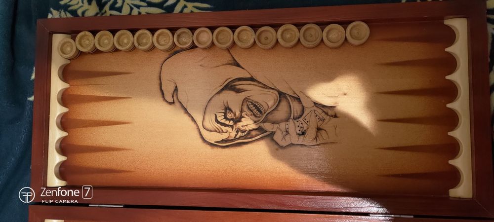 Nardy tryktrak backgammon ręcznie robione