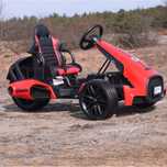 GOKART na akumulator, AMORTYZATORY, koła EVA, 4 biegi, dźwięki HIT