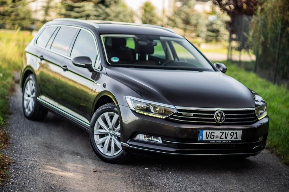 Volkswagen Passat B8 4Motion 190KM DSG BRĄZOWY MASAŻ LED Webasto AKTYWNY Tempomat