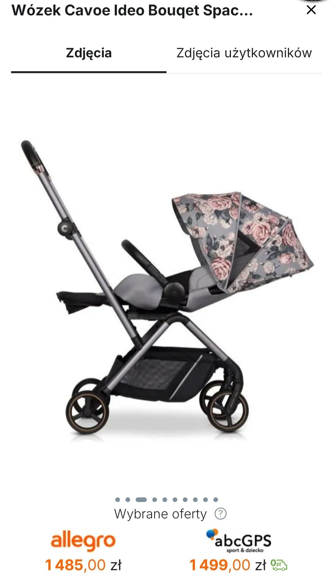 Wózek spacerowy Cavoe IDEO Bouquet