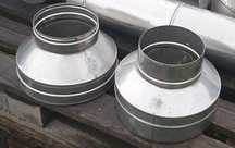 redukcja spalinowa dymowa 150/250, gr 0,6mm