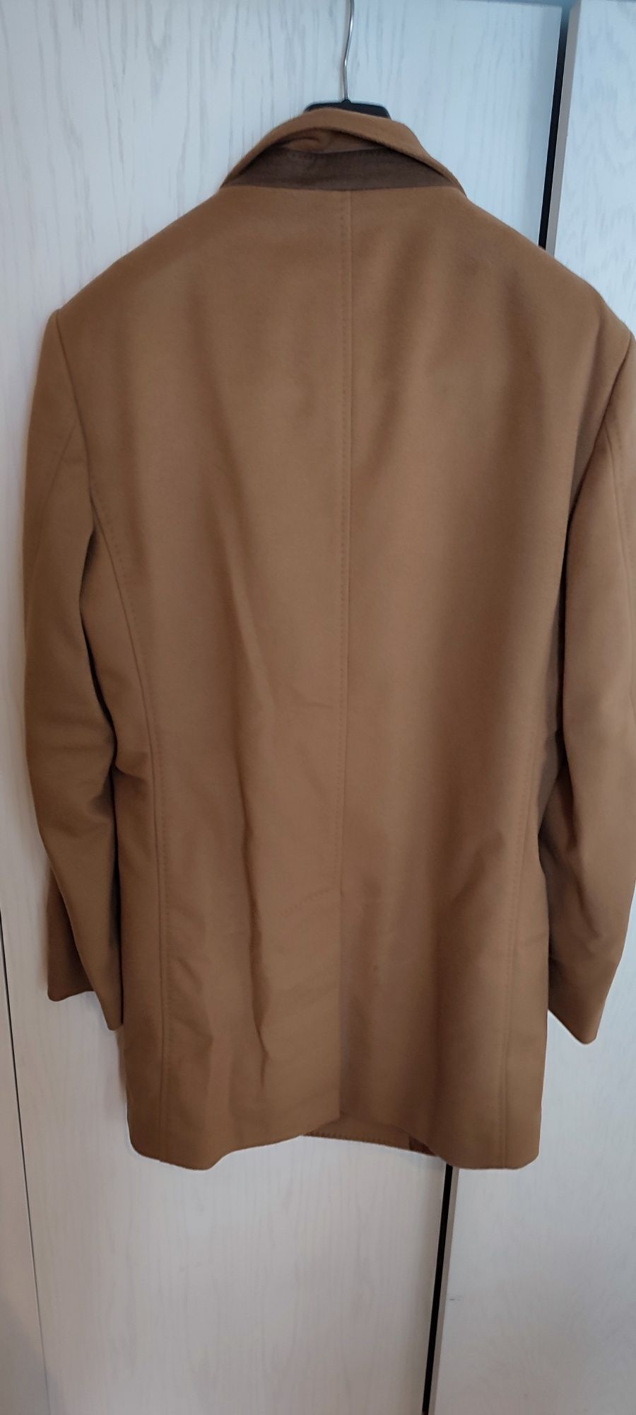 Sobretudo 3/4 camel Massimo Dutti