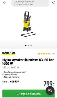 Karcher k3, nowy, zakupiony w Jula