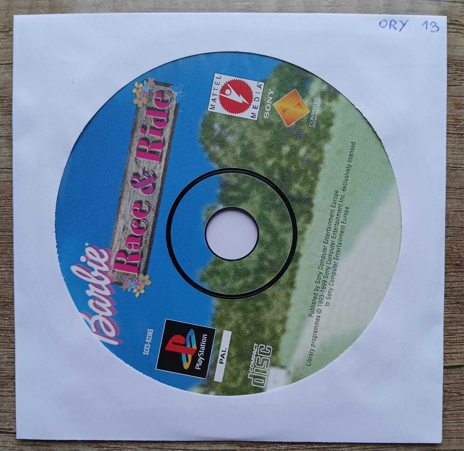 Barbie Race and Ride PSX PS1 Playstation prezent