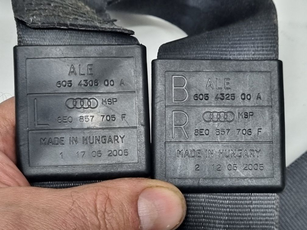 audi a4 b6 b7 a6 c6 pasy bezpieczeństwa przód przednie lewy prawy