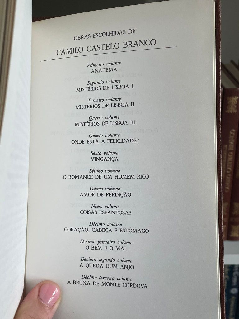 Coleção Completa de Obras de Camilo Castelo Branco (24 volumes)