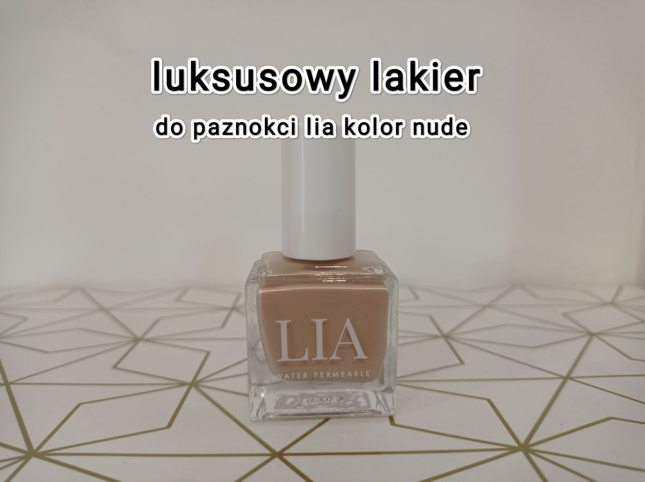 Luksusowy lakier do paznokci lia kolor nude 11 ml