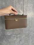 Loro Piana mini kelly pocket złoty zamek hermes torebka do ręki 19 20
