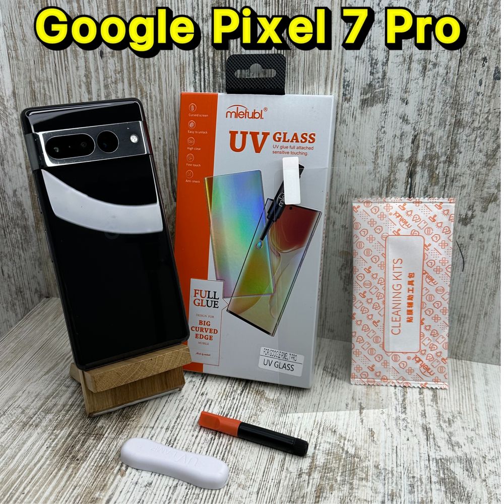 Лучшее‼️Стекло Mietubl UV на Google Pixel 7 Pro. Изогнутое