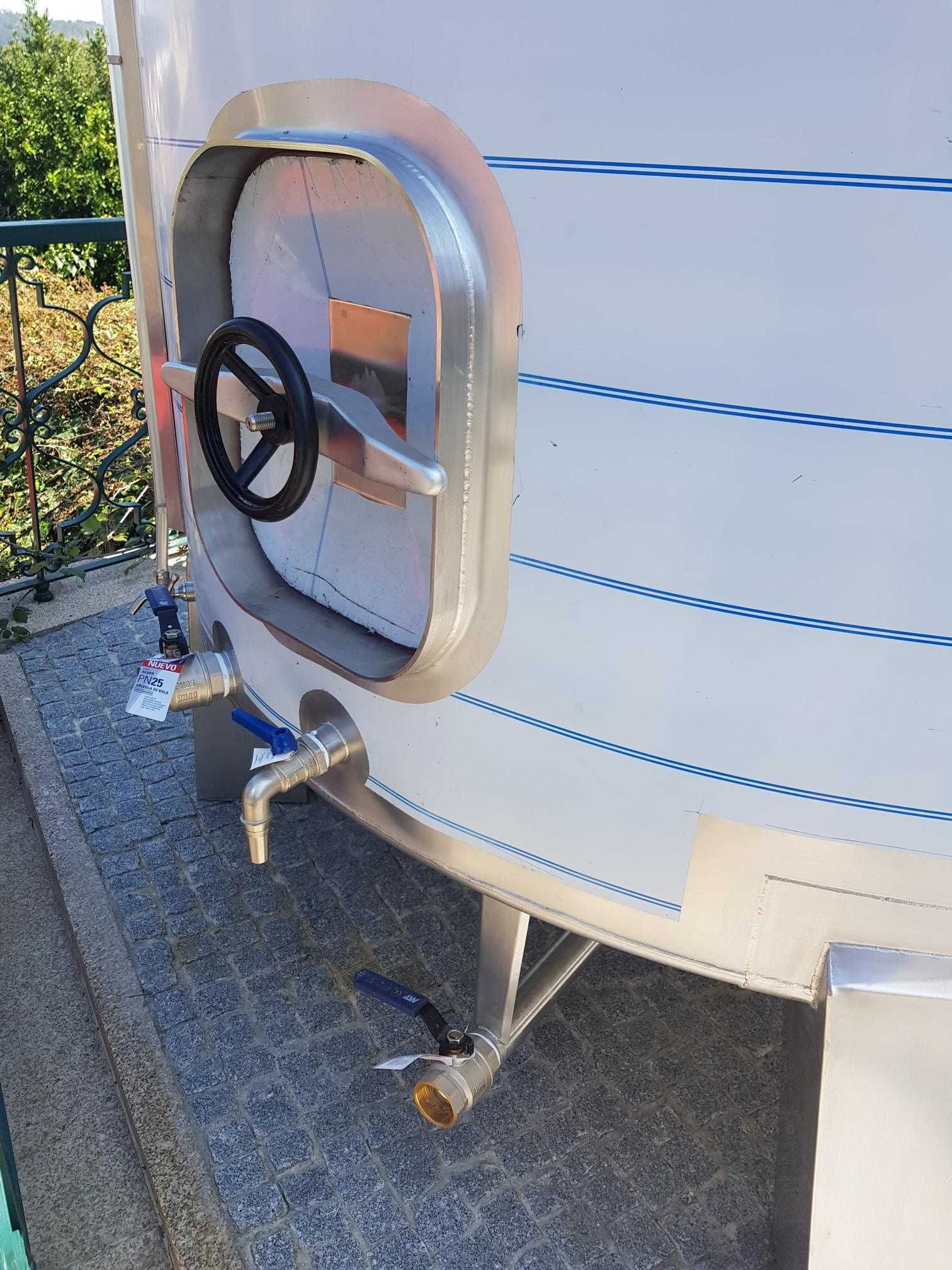 Cuba Inox 5000 Litros 2 Portas