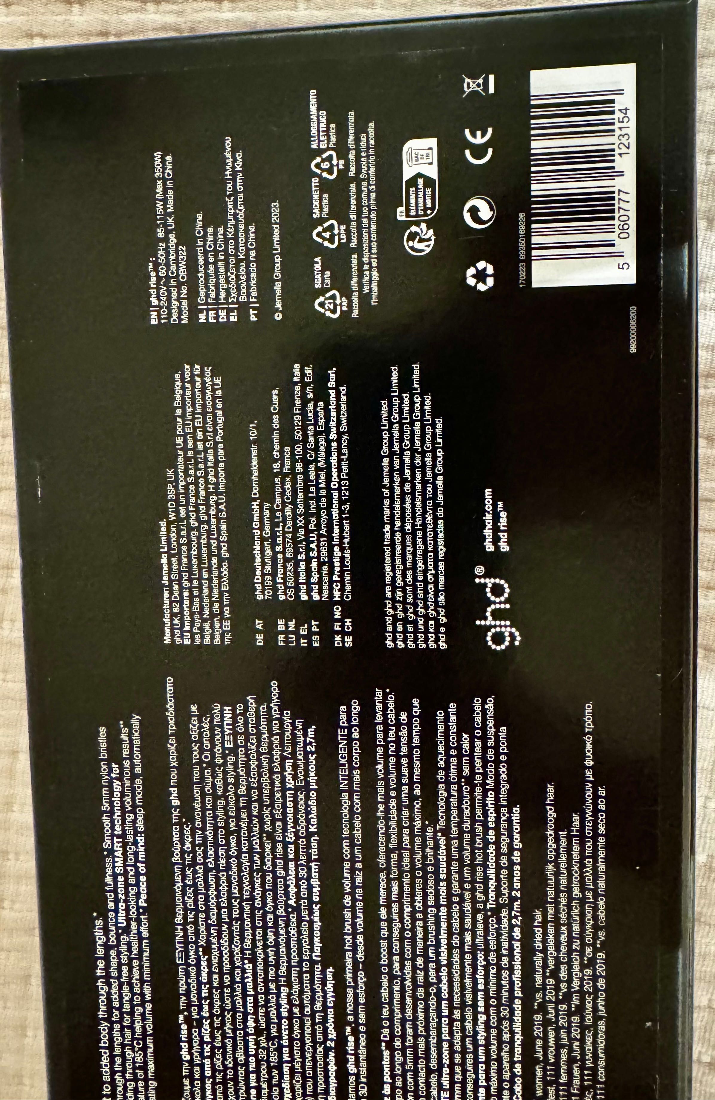 Escova GHD nova, com garantia