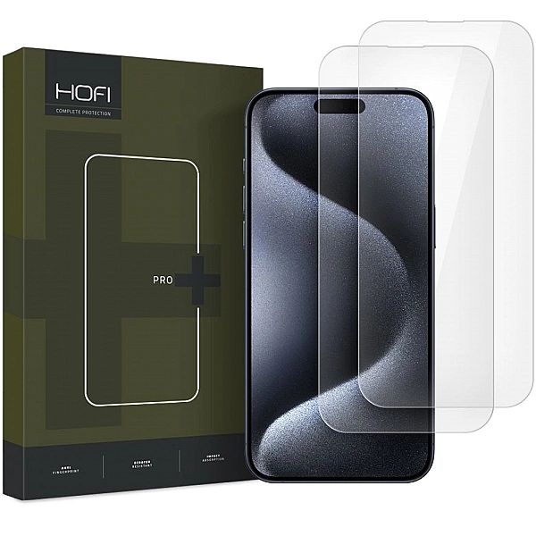 Szkło Hartowane Hofi Glass Pro+ 2-Pack Iphone 16 Clear